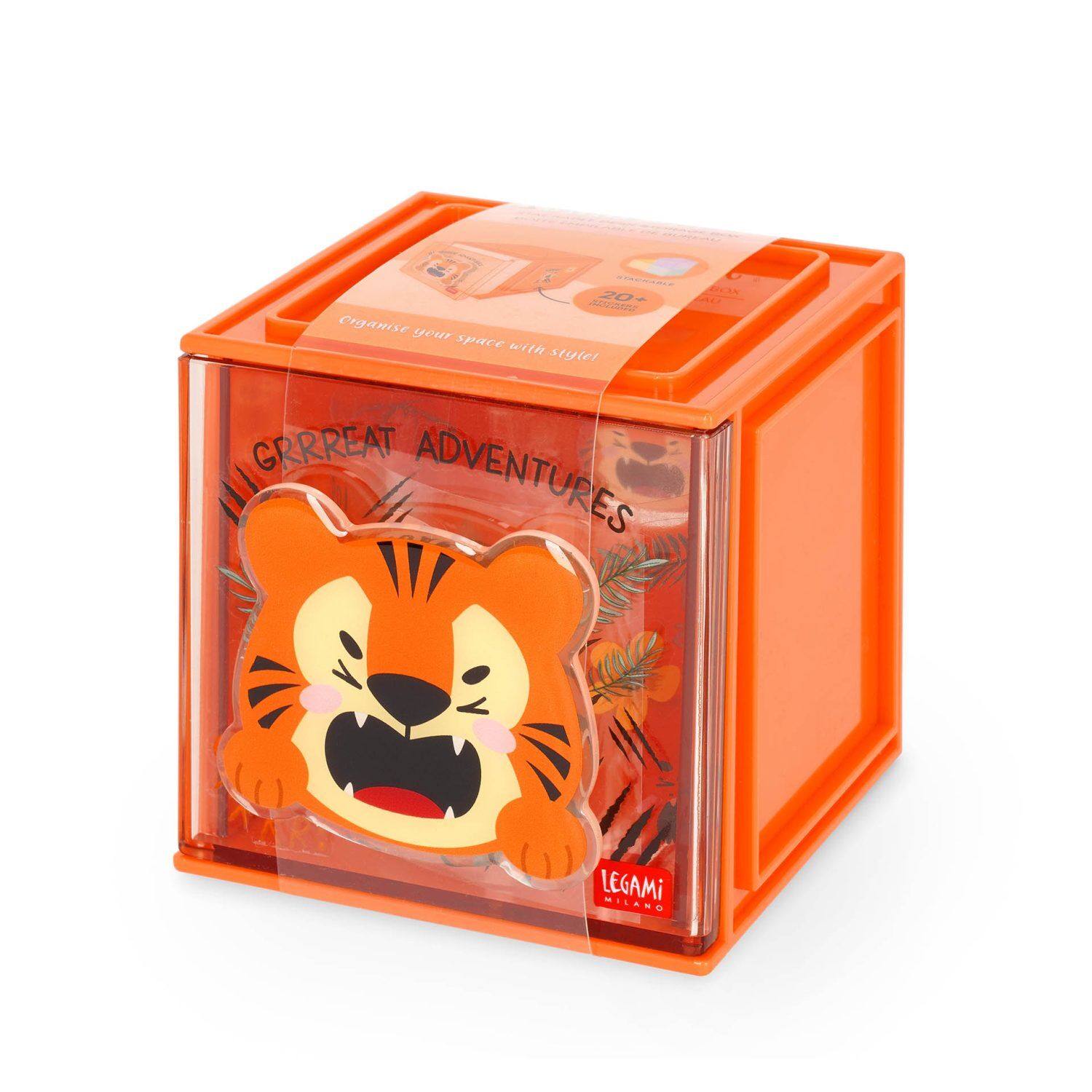 Legami Schreibtisch Organizer - CUTIE CUBE - TIGER