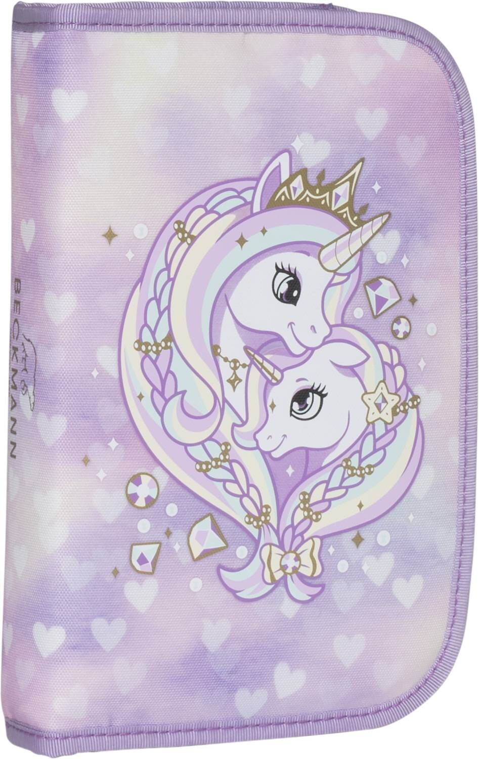 Beckmann Schulranzenset Classic 22 - 6-Tlg. Set Unicorn Princess Purple