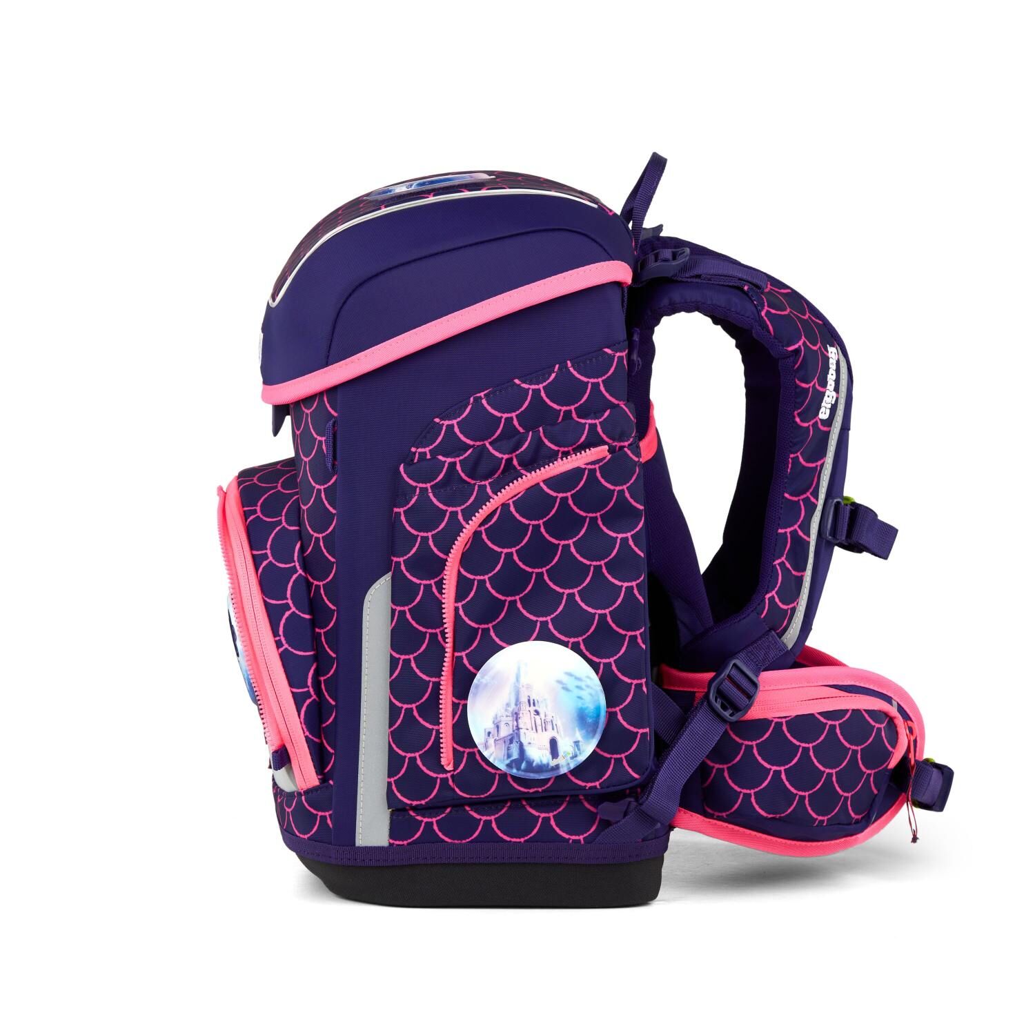 ergobag cubo Schulranzen-Set PerlentauchBär