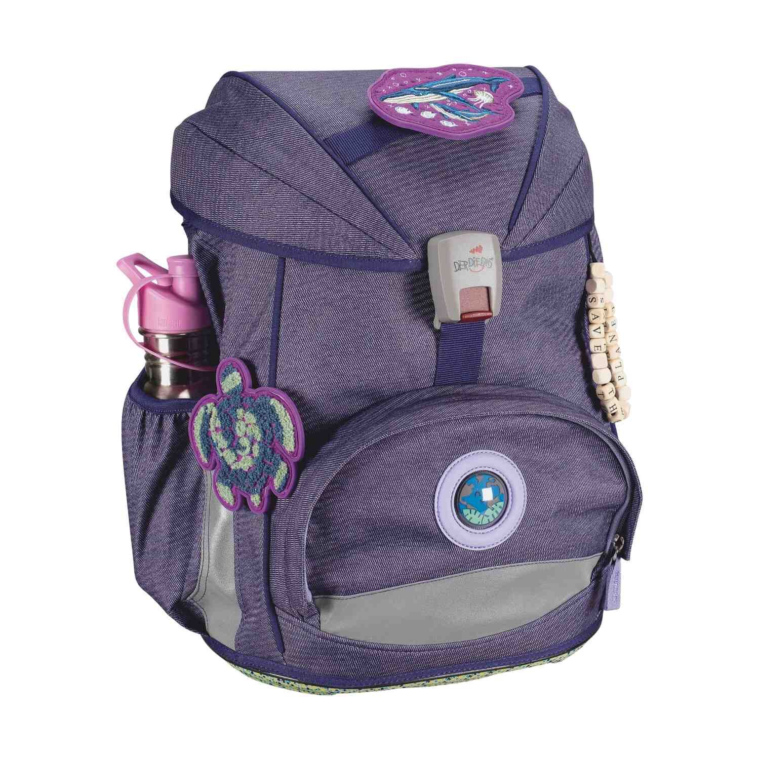 DerDieDas ErgoFlex Light Exklusiv ECO My Planet Schulranzenset-5 teilig