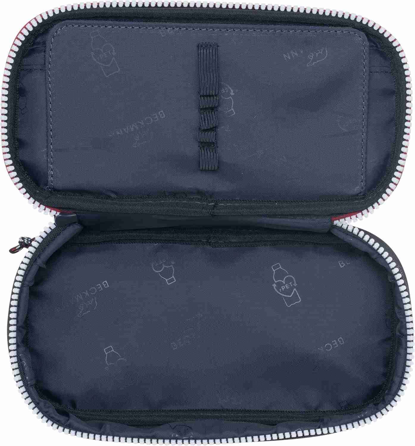 Beckmann Sport Junior Ovales Schlamperetui Navy White