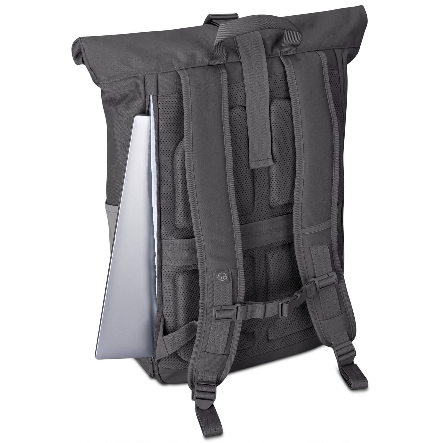 Johnny Urban Rolltop Rucksack Allen XL Dark Grey