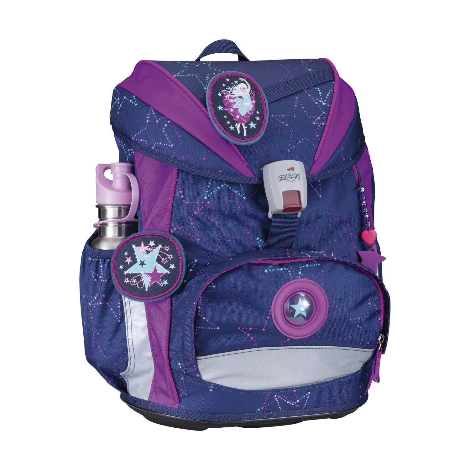 DerDieDas ErgoFlex Light LED Dancing Star Schulranzenset 5-teilig