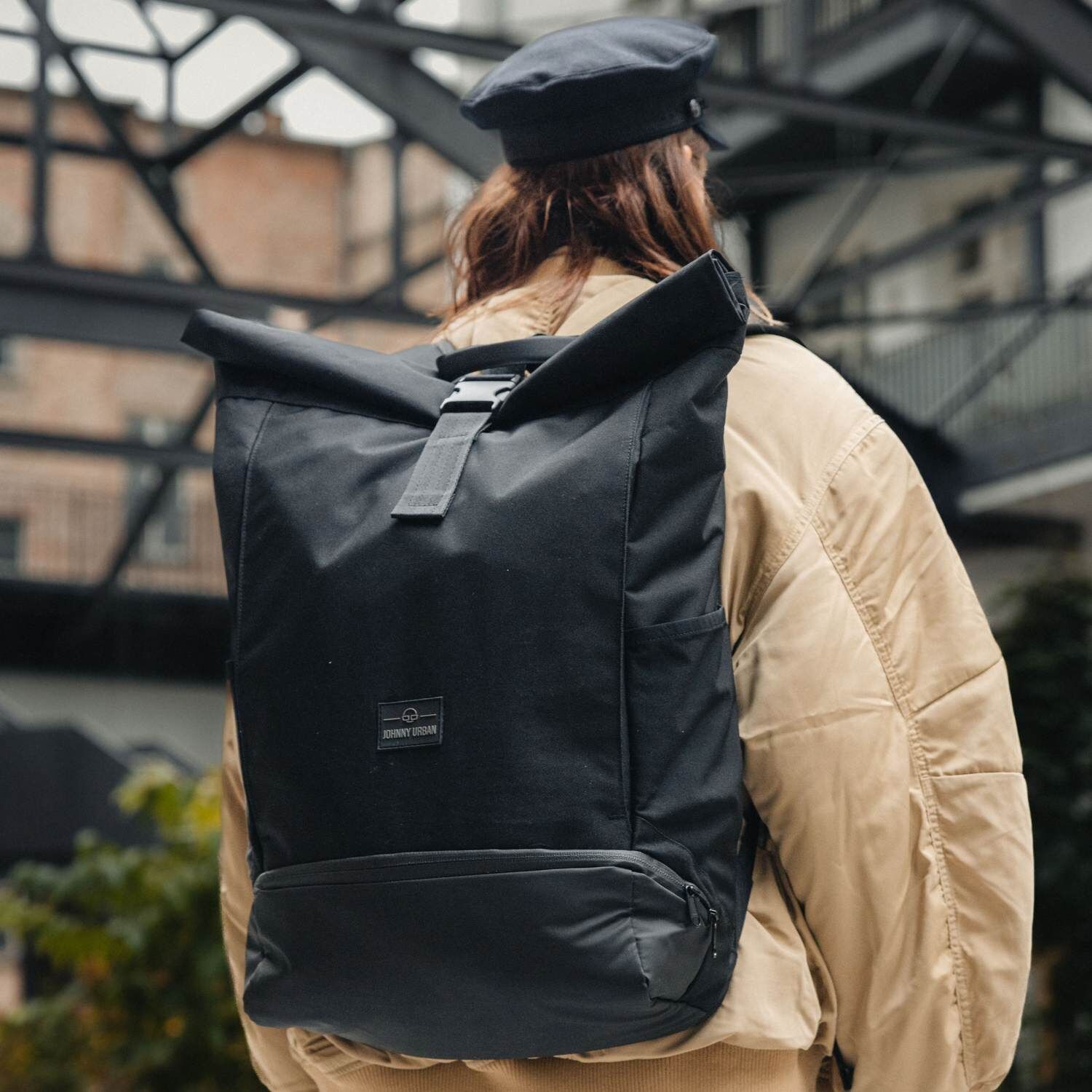 Johnny Urban Rolltop Rucksack Allen XL Black