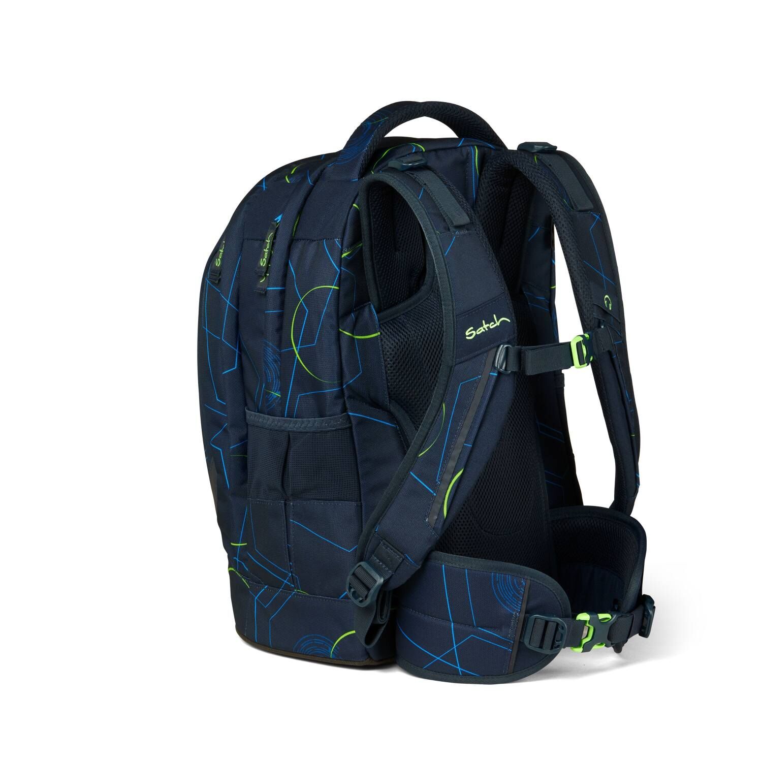 Satch pack Schulrucksack Blue Tech New