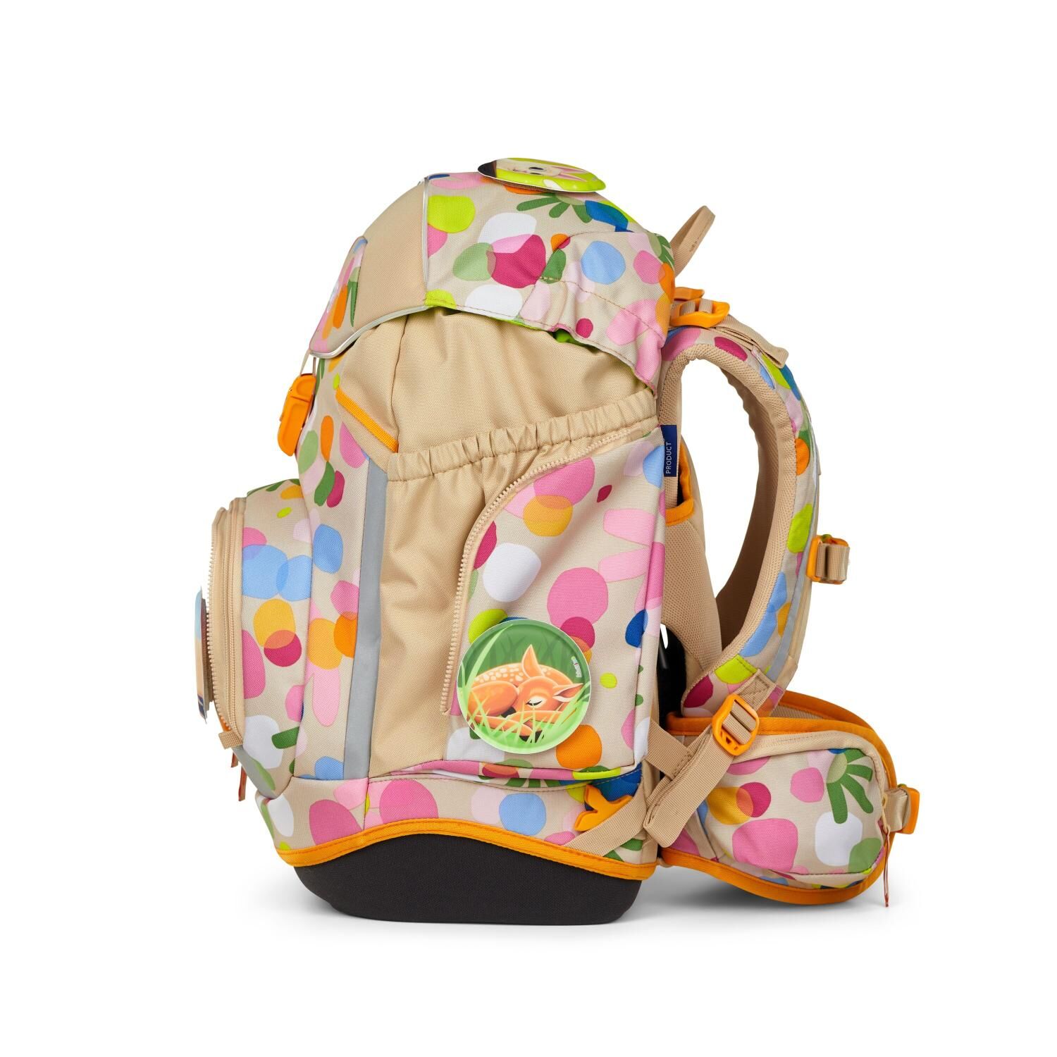 ergobag pack Schulrucksack-Set Flower PowBär