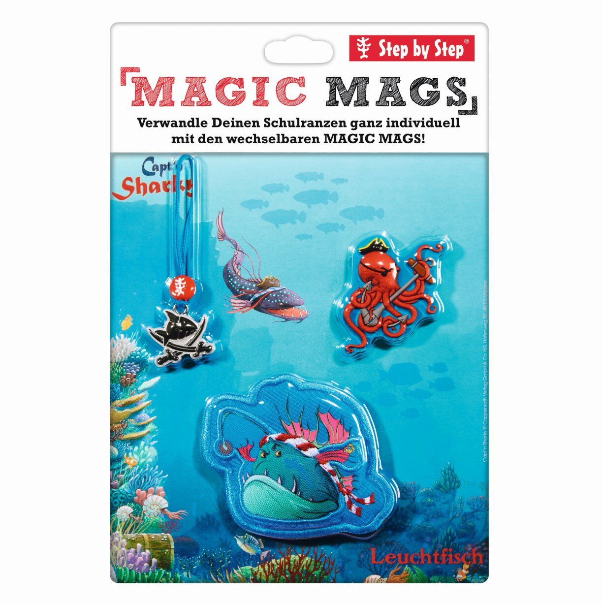 Step by Step MAGIC MAGS Spiegelburg, Capt'n Sharky "Leuchtfisch"