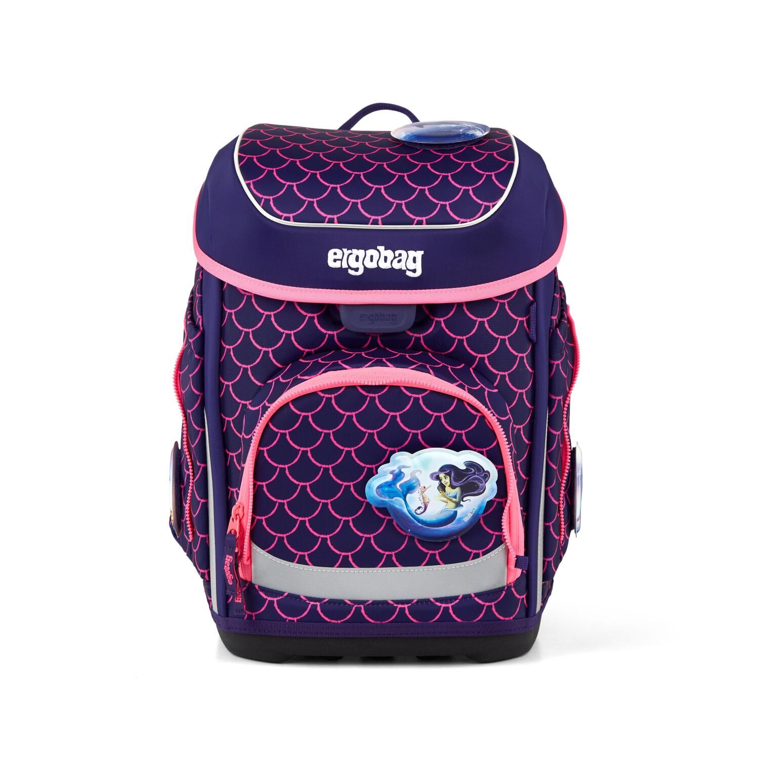 ergobag cubo Schulranzen-Set PerlentauchBär