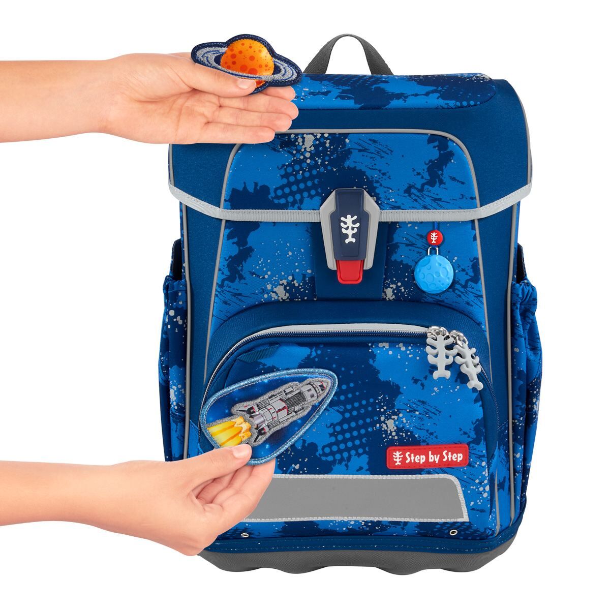 Step by Step CLOUD REFLECT Schulranzen-Set "Rocket Novo", 5-teilig
