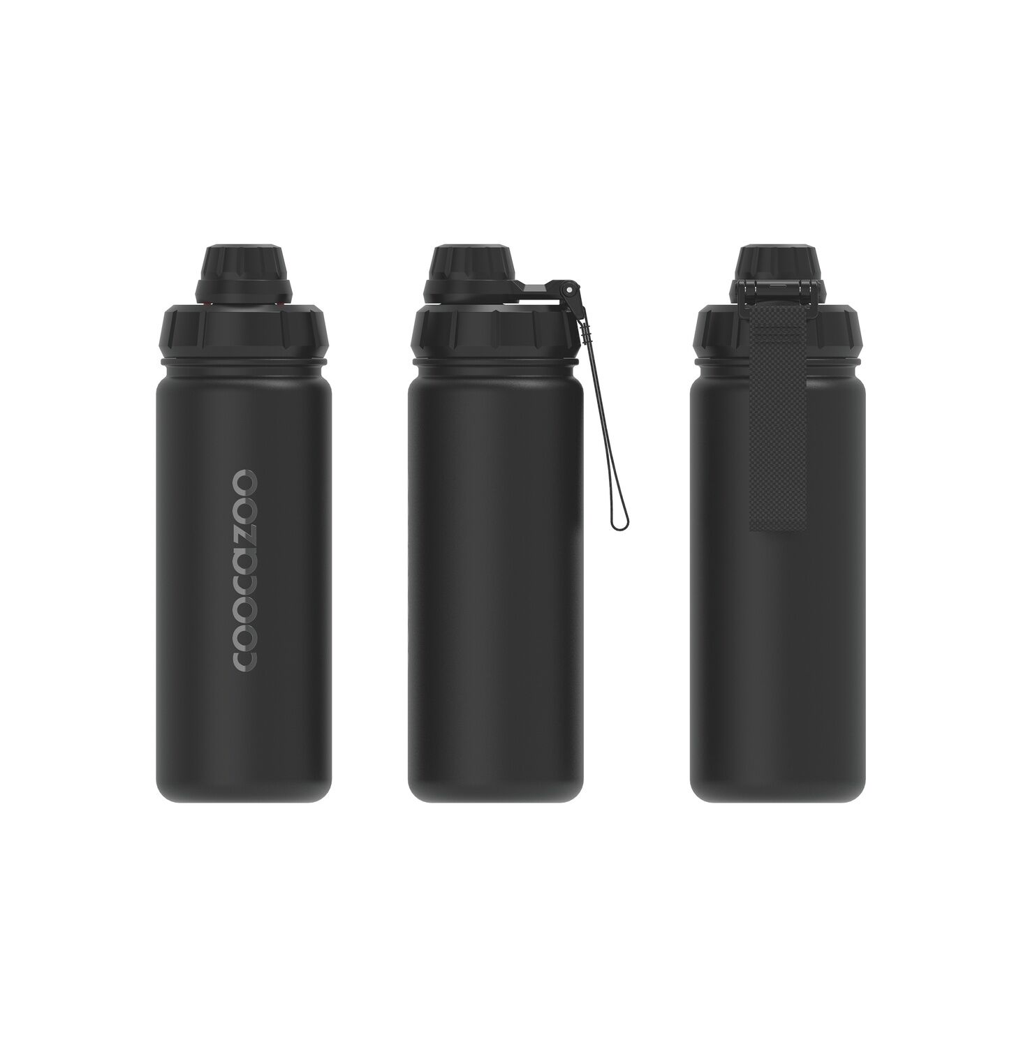coocazoo Trinkflasche Tritan, Black