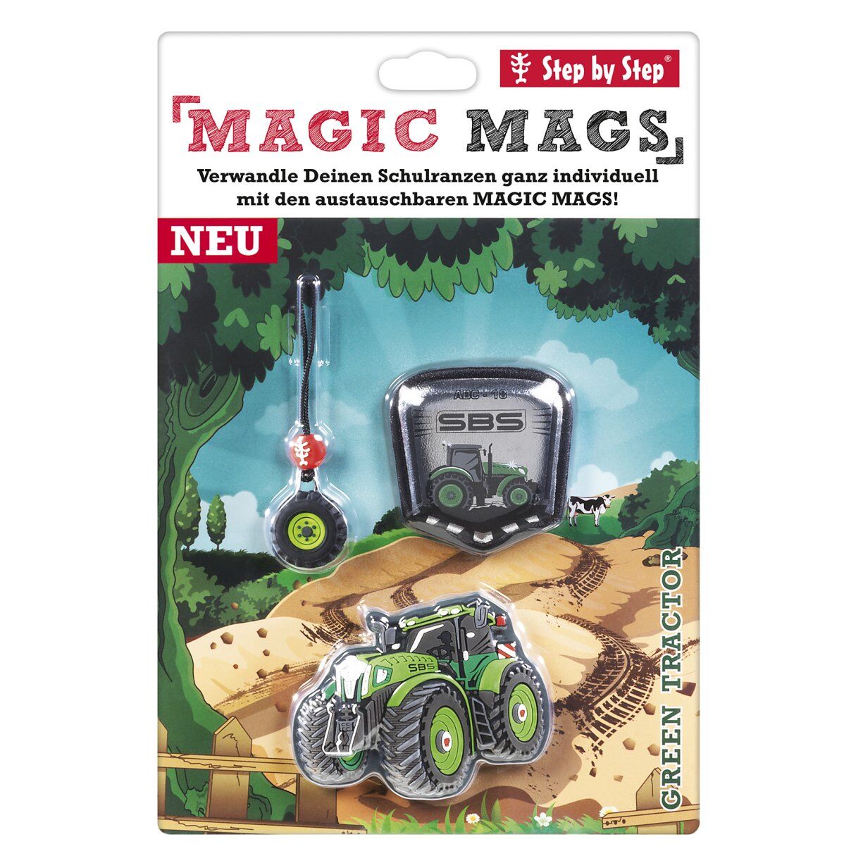 Step by Step MAGIC MAGS "Green Tractor Fred"