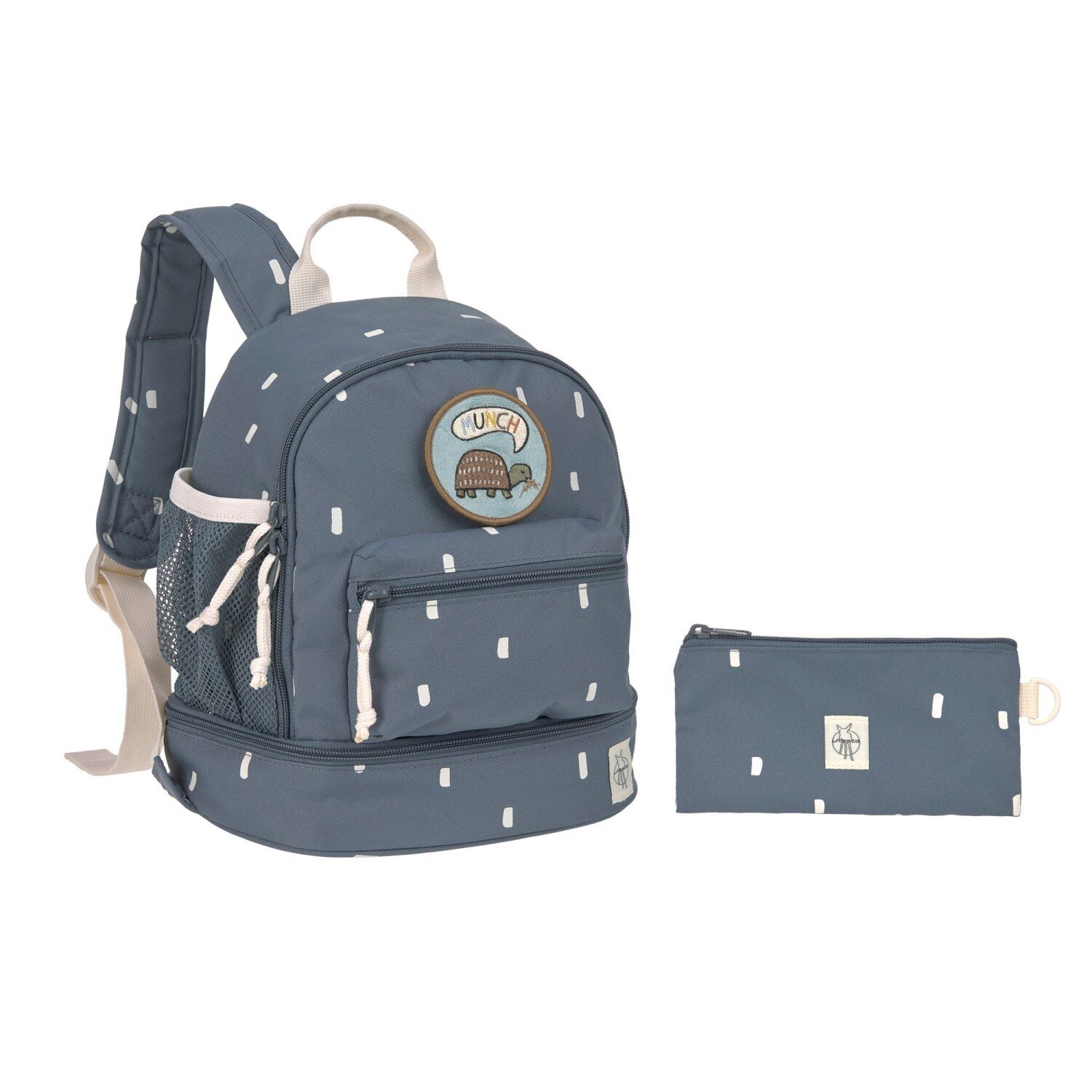 Lässig Kinderrucksack - Mini Happy Prints midnight blue