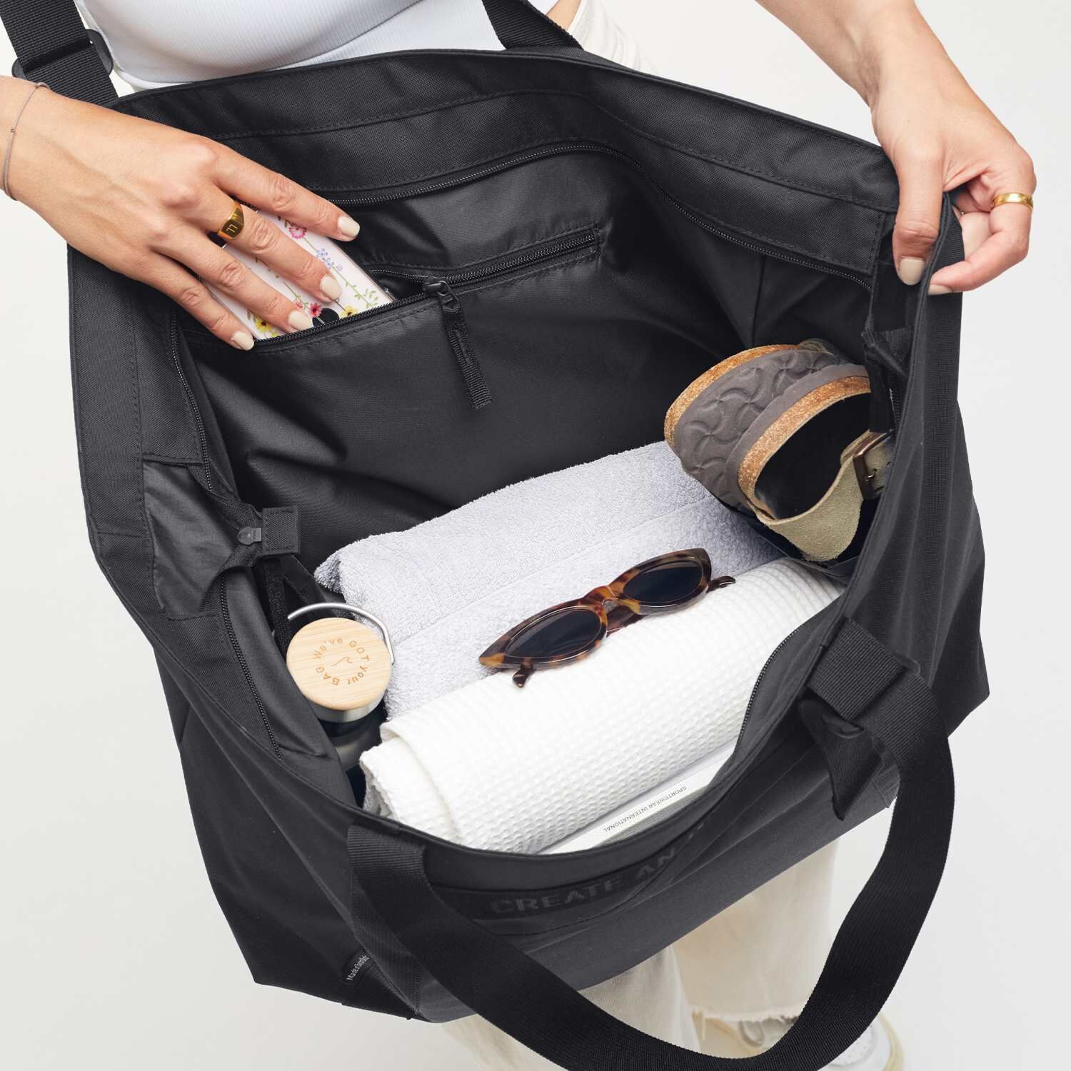 GOT BAG Umhängetasche TOTE BAG LARGE Monochrome black