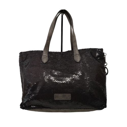 Fritzi aus Preußen Andrina Scaly Black Handtasche Shopper
