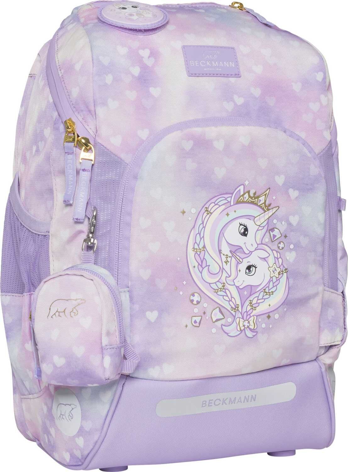 Beckmann Schulranzenset Active Air FLX - 6-Tlg. Set Unicorn Princess Purple