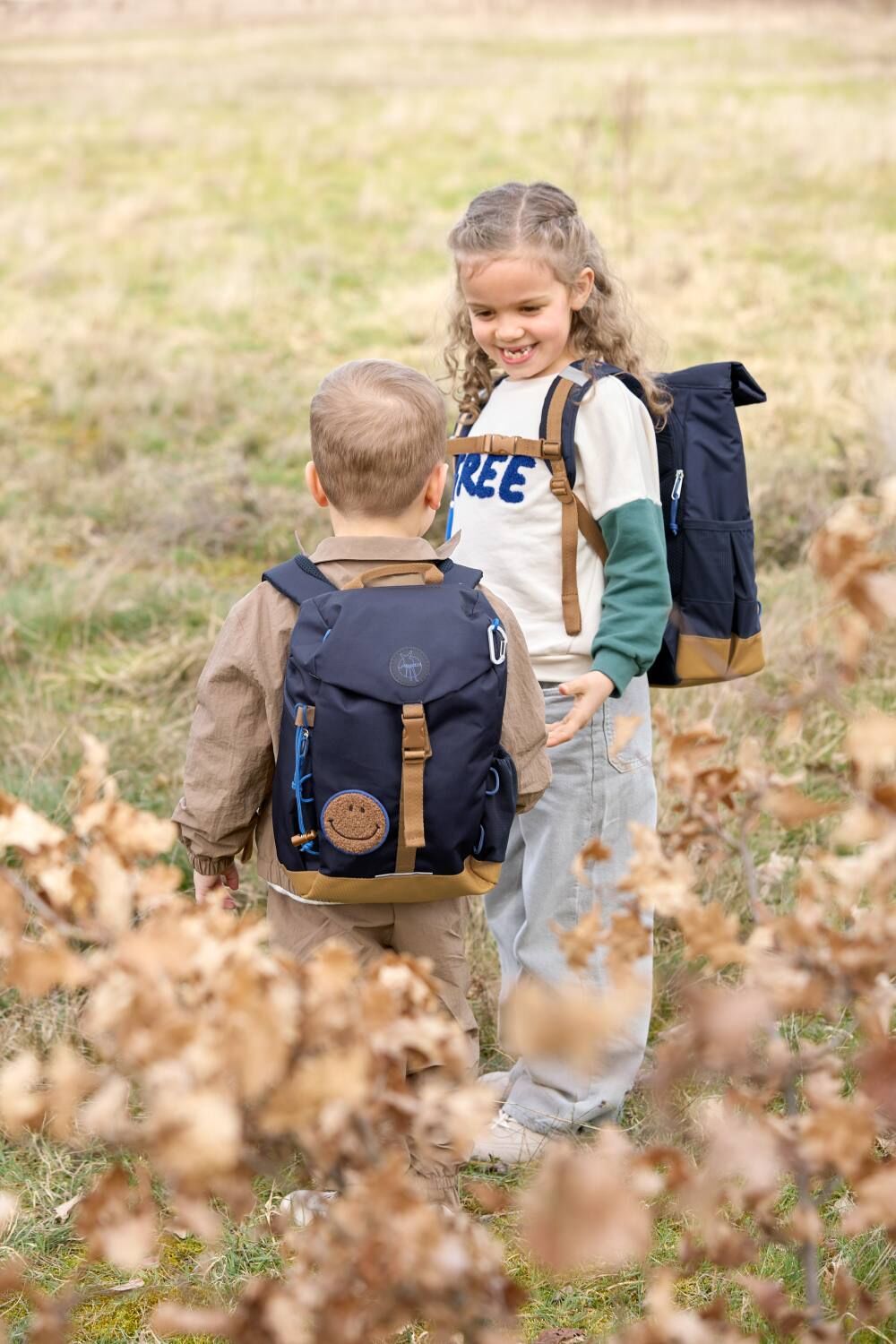 Lässig Kinderrucksack - Mini Outdoor Backpack Little Gang, navy