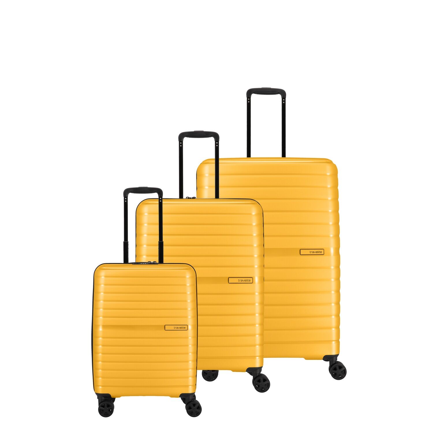 Travelite TRIENT 4w Trolley L, Gelb