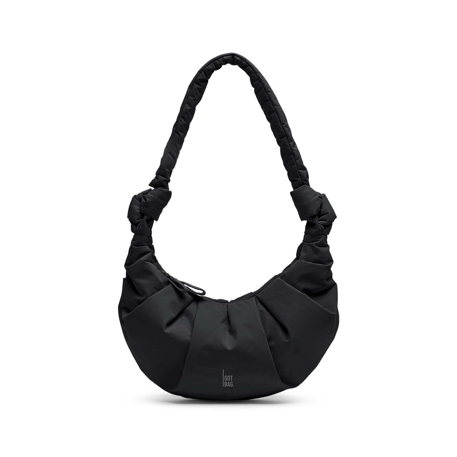 GOT BAG Umhängetasche PLEAT MOON BAG SMALL black