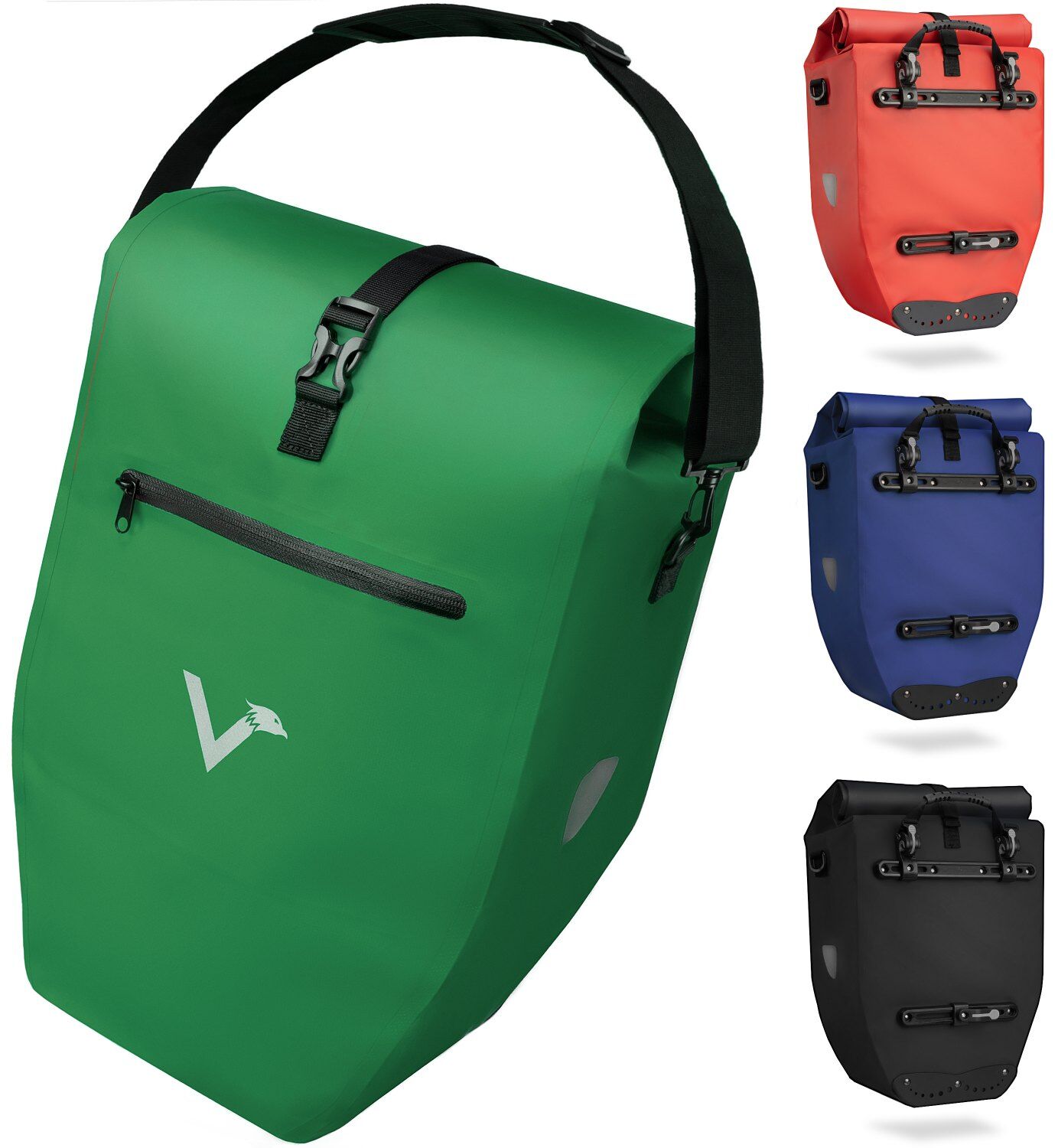 Valkental ValkBasic Fahrradtasche - Grün