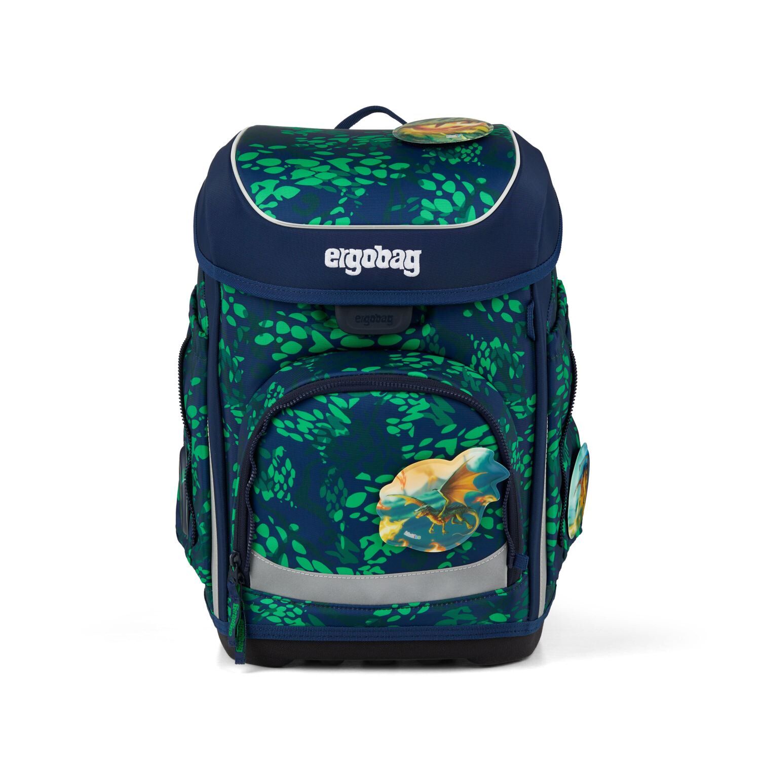 ergobag cubo Schulranzen-Set DrachenbezwingBär
