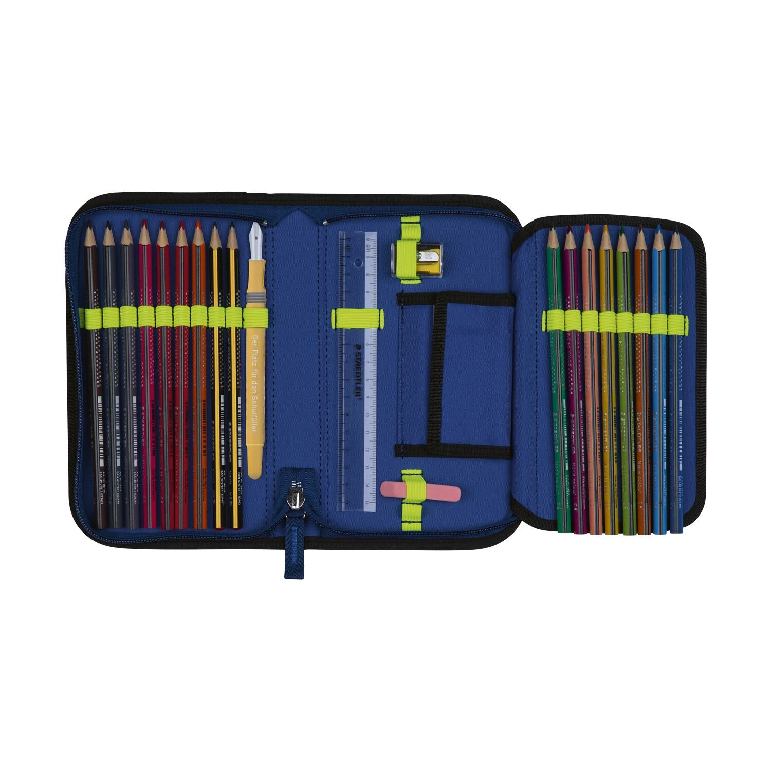 DerDieDas ErgoFlex Easy Neon Crazy Schulranzenset 5-teilig