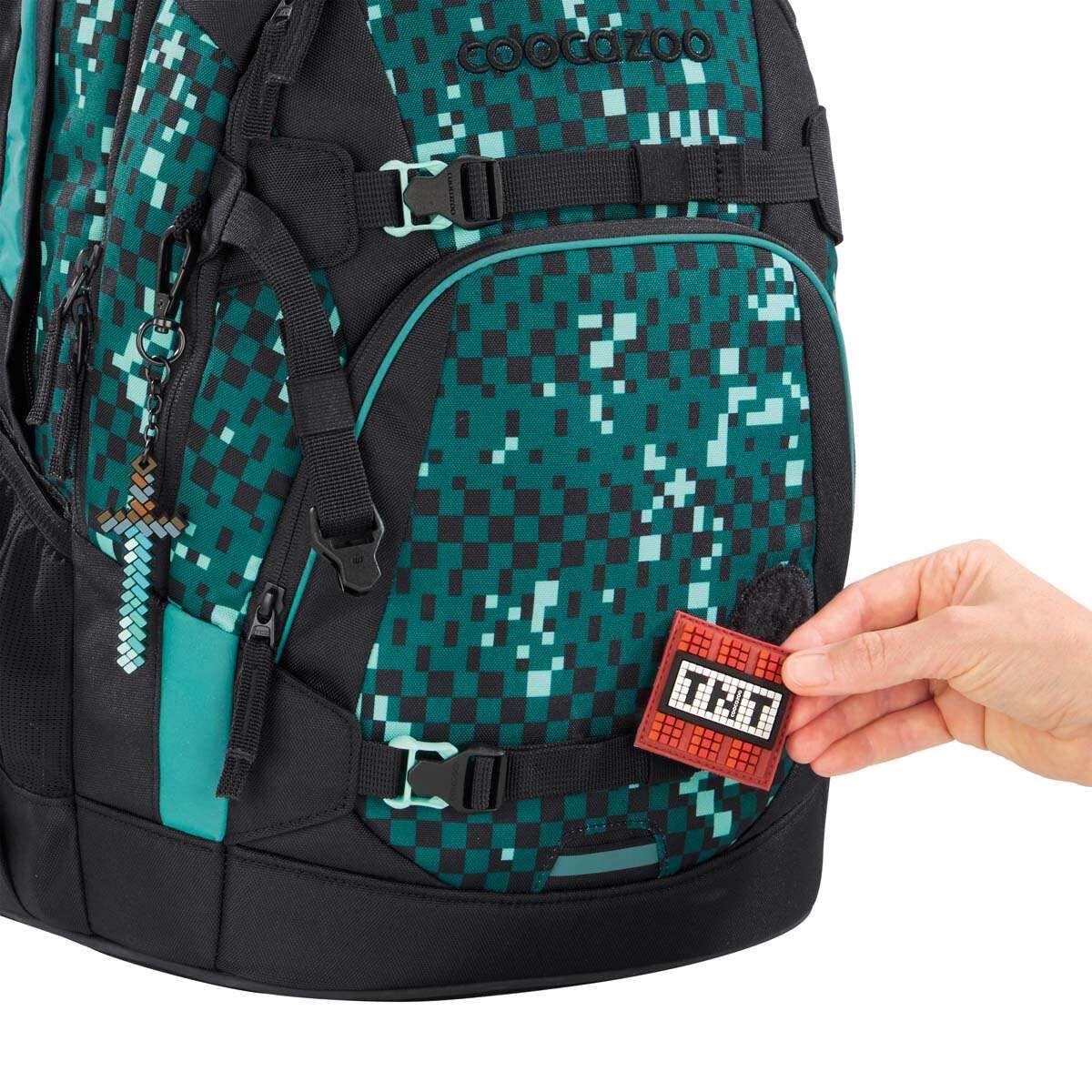 coocazoo Schulrucksack MATE, Pixel Blox