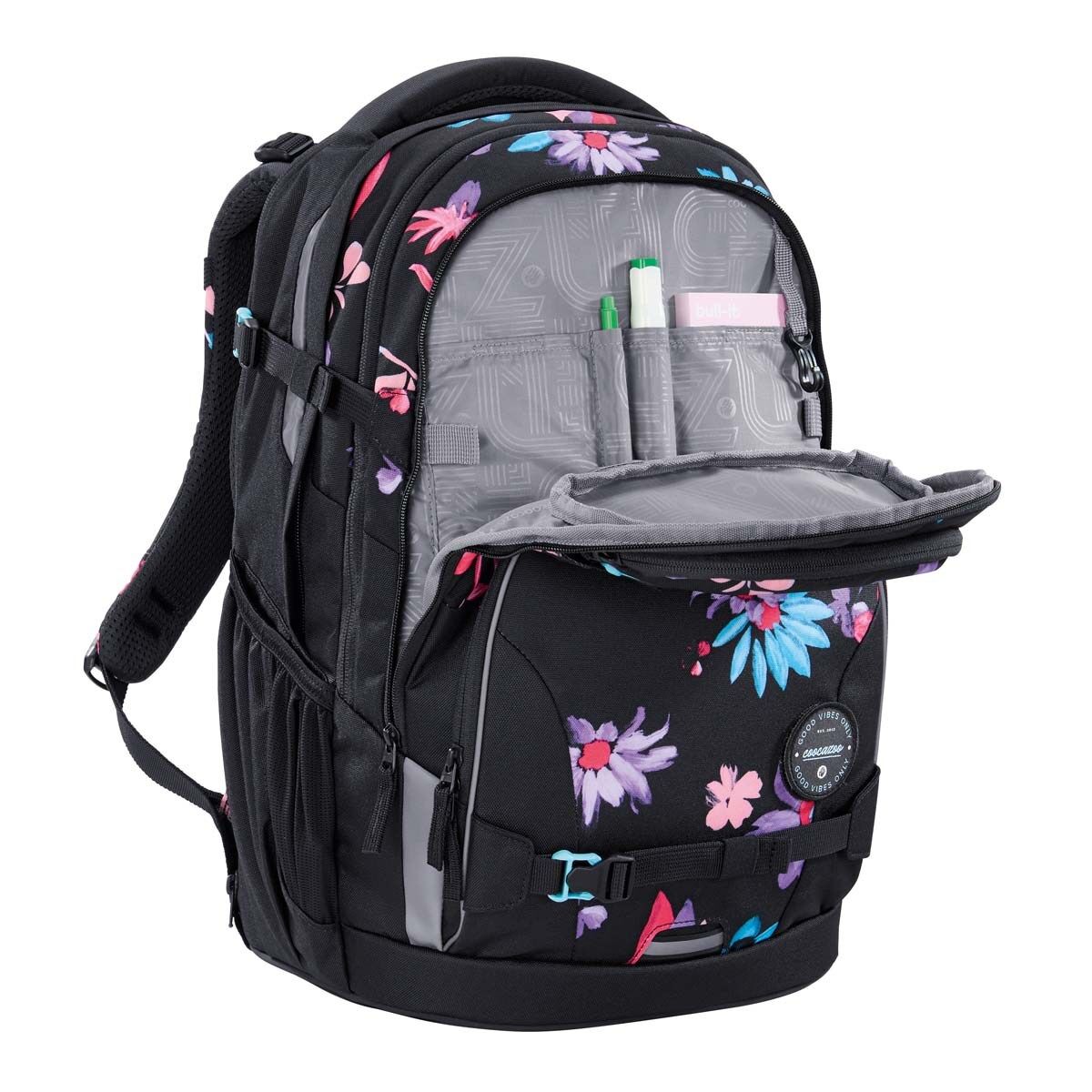 coocazoo Schulrucksack PORTER, Floral Artnight