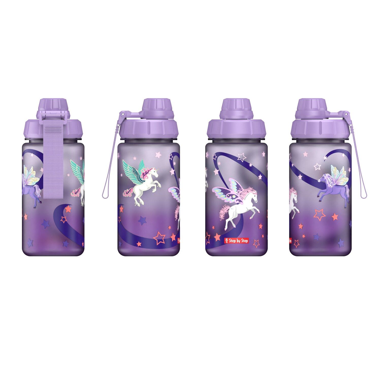 Step by Step Trinkflasche "Dreamy Pegasus"