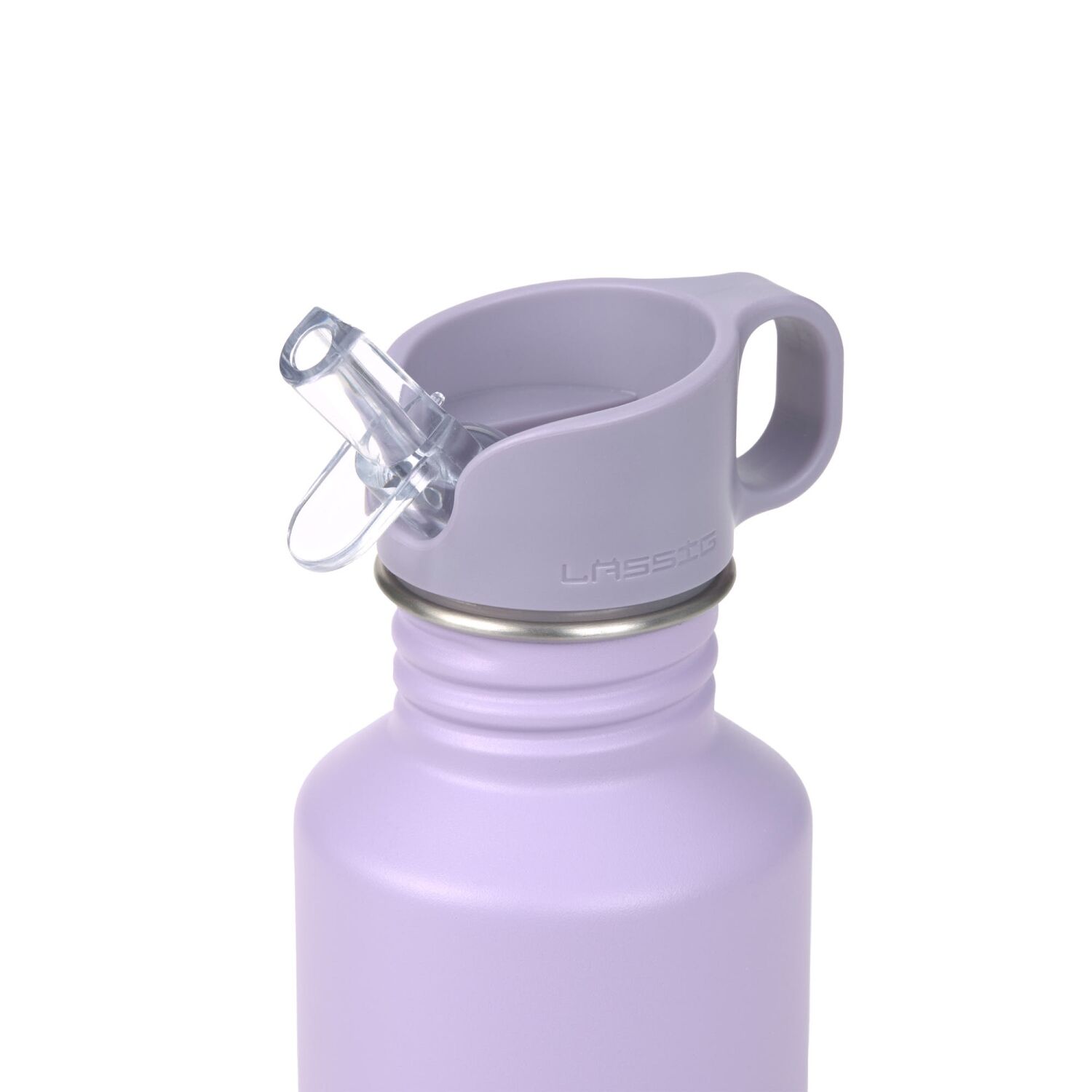 Lässig Trinkflasche Kinder - Edelstahl Little Gang Heart, lilac
