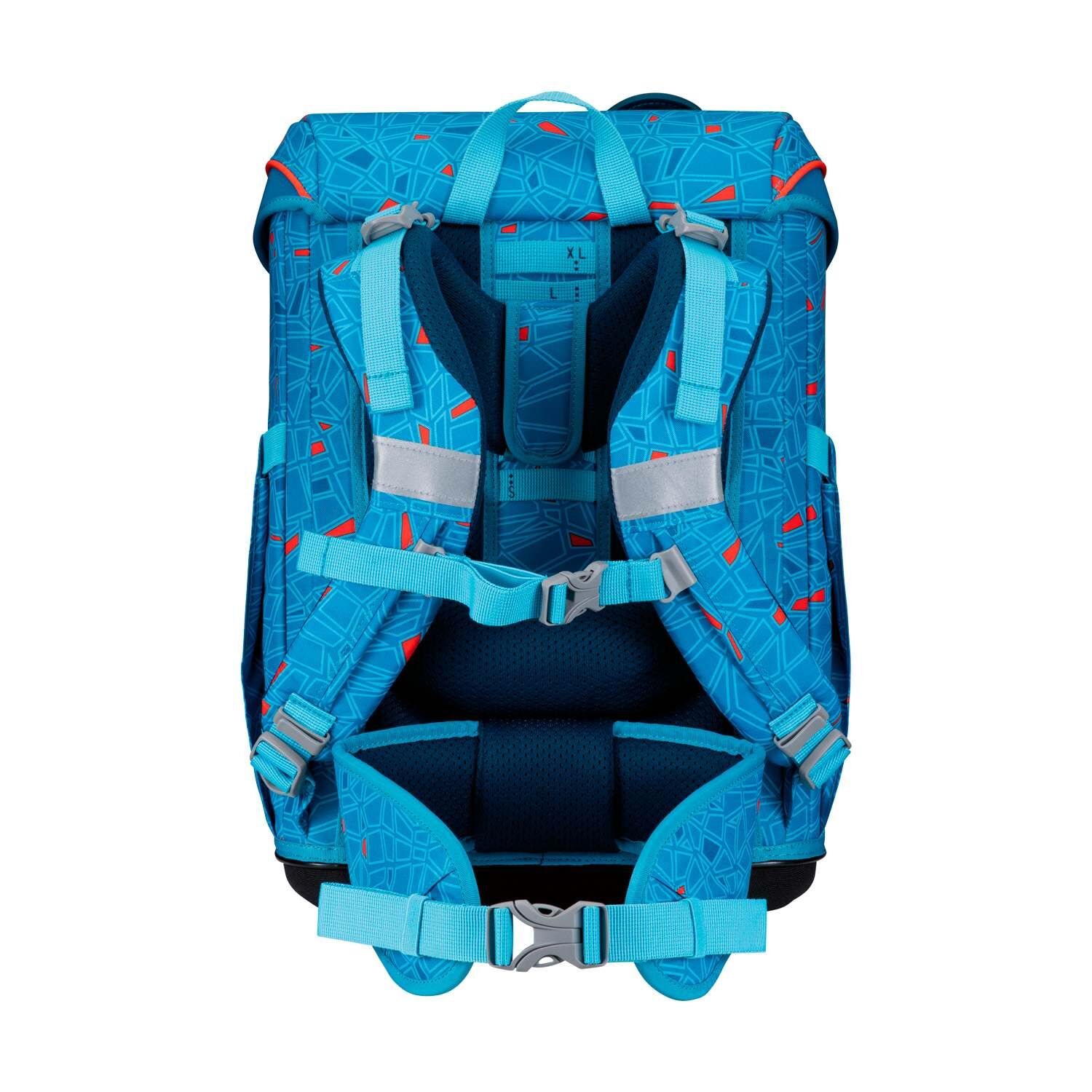 DerDieDas ErgoFlex Easy Superflash Blue Ice Schulranzenset 5-teilig