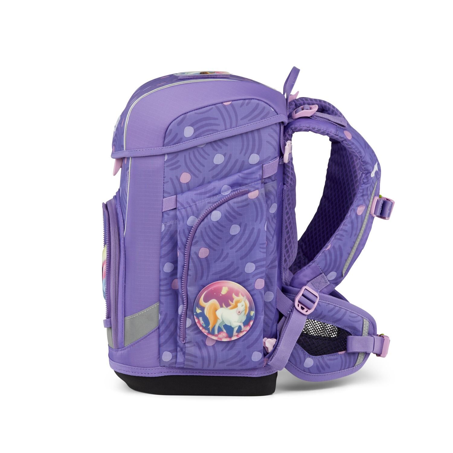 ergobag cubo light Schulranzen-Set PonyBäradies