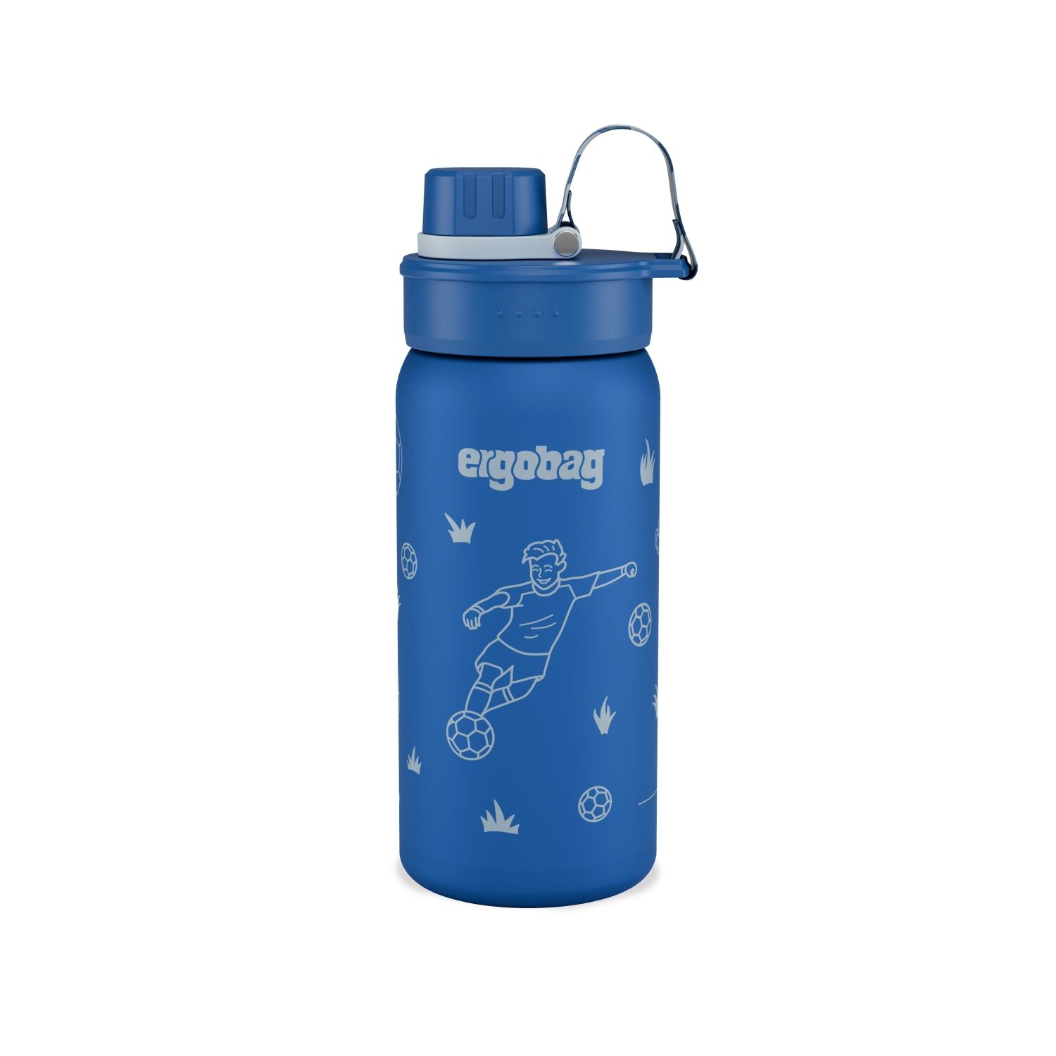 ergobag Edelstahl Trinkflasche Fußball