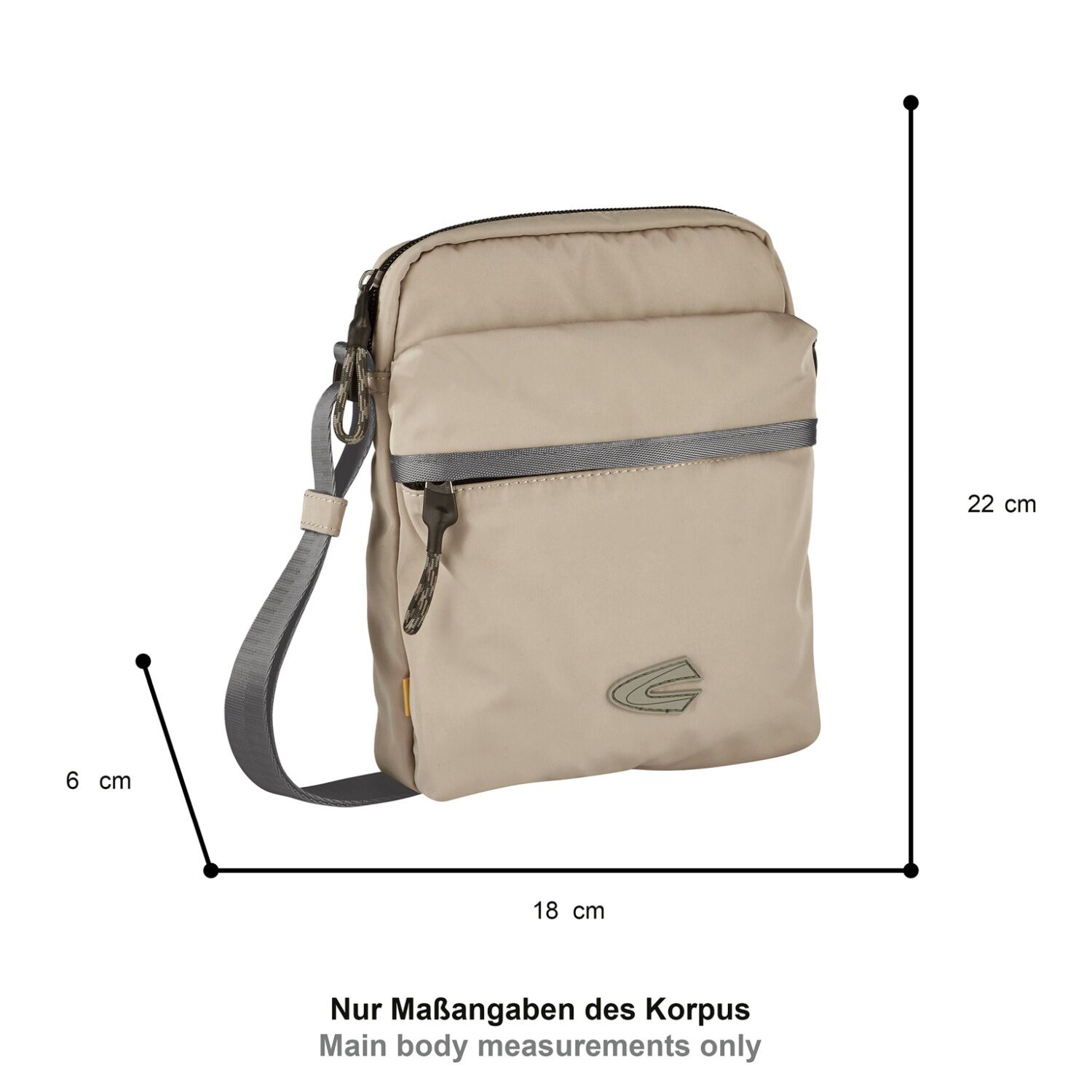Camel Active Terra Cross bag XS beige