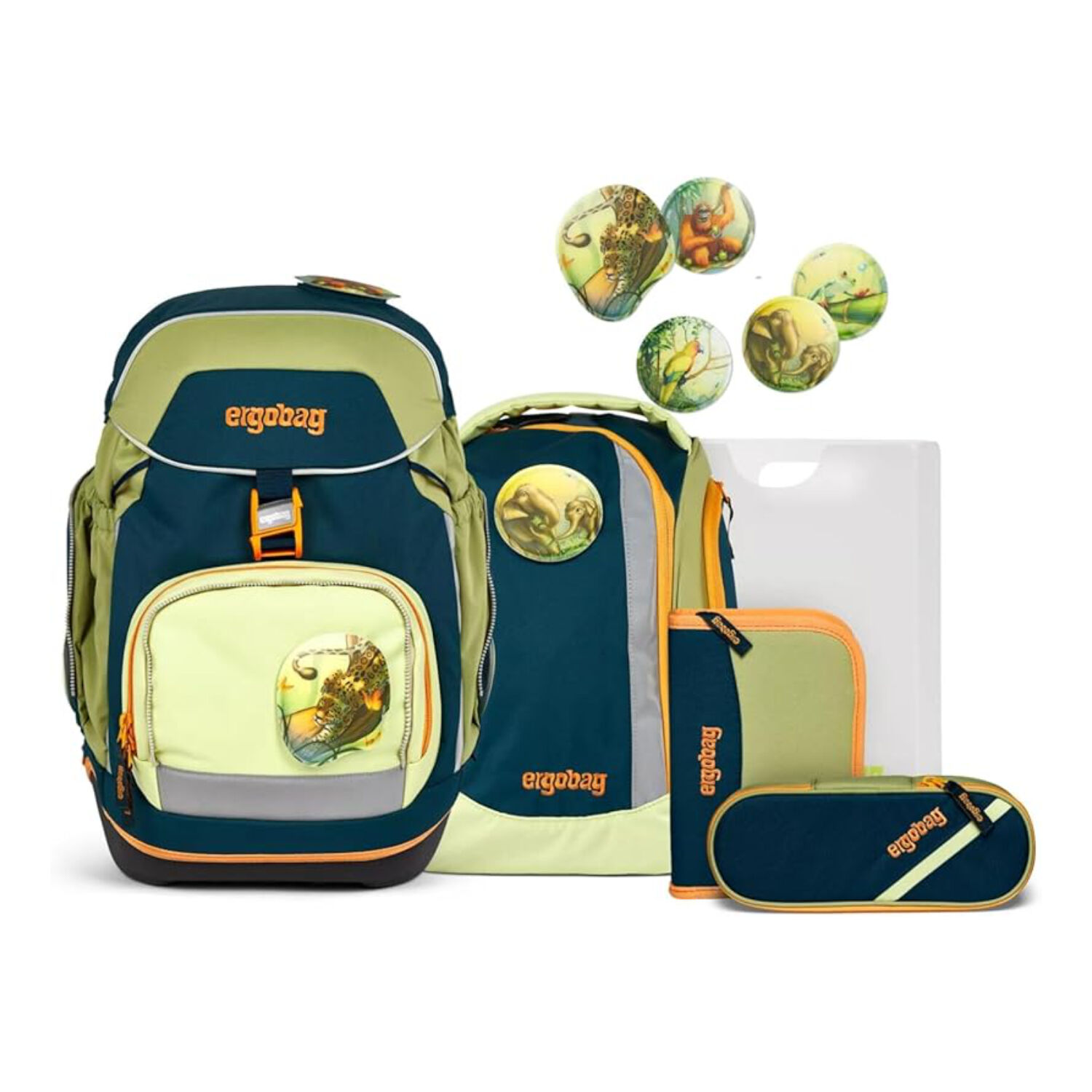ergobag pack Schulrucksack-Set EntdeckBär