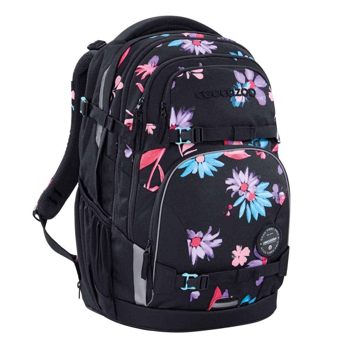 coocazoo Schulrucksack PORTER, Floral Artnight