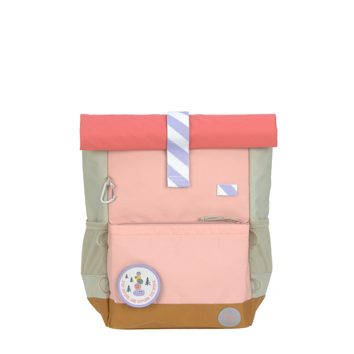Lässig Kinderrucksack - Medium Rolltop Backpack Sunny Explorer Rosa Pink