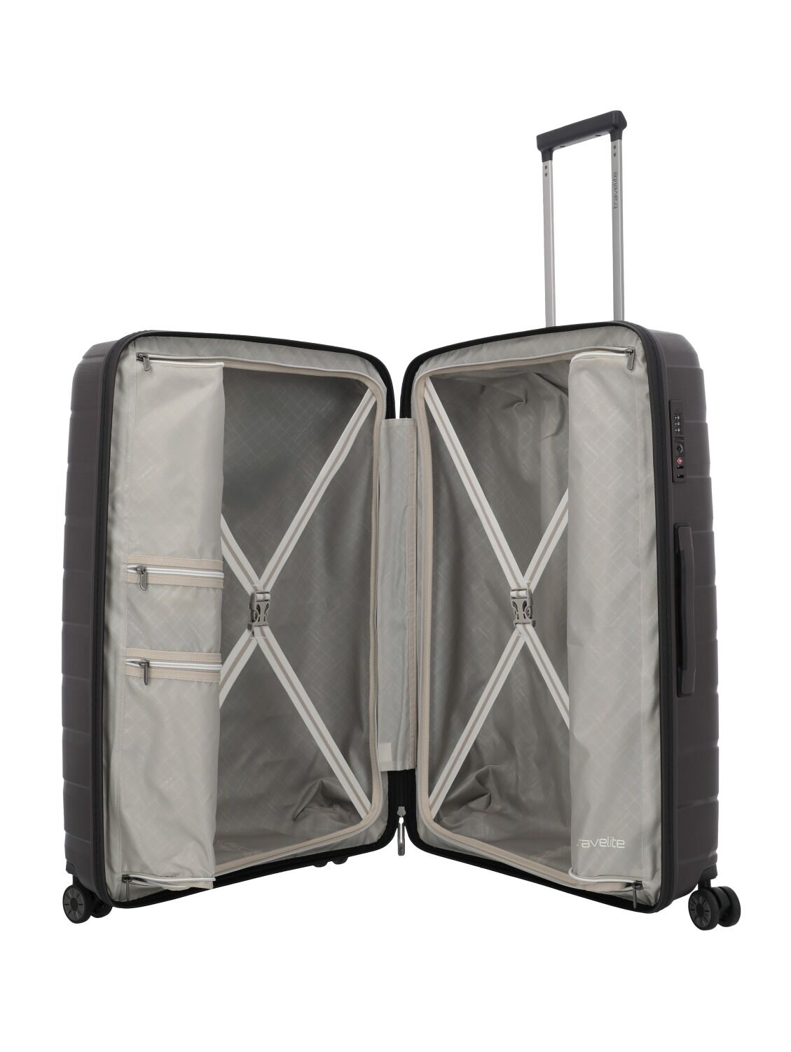 Travelite Koffer AIR BASE 4w Trolley L, Coffee