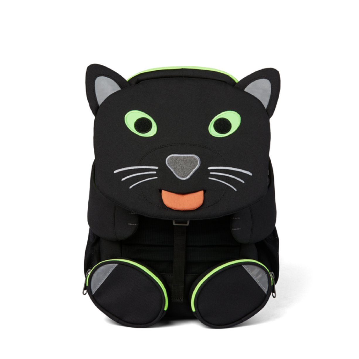 Affenzahn Kinderrucksack Großer Freund Schwarzer Panther -002