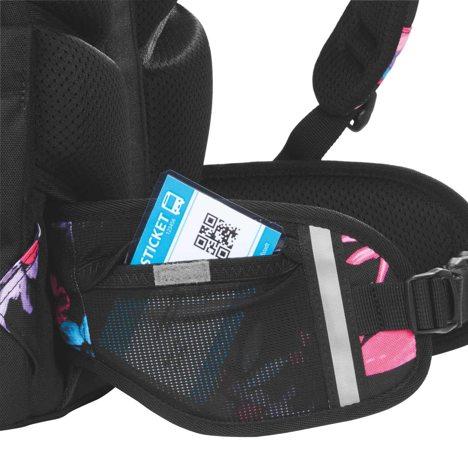 coocazoo Schulrucksack PORTER, Floral Artnight