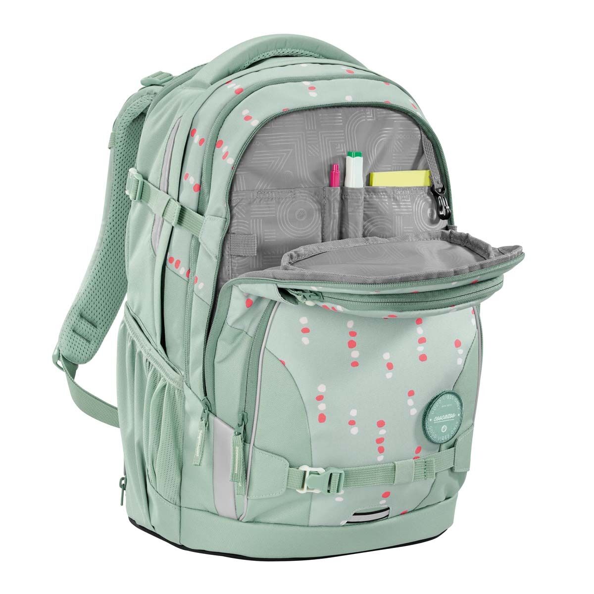 coocazoo Schulrucksack PORTER, Dancing Dots