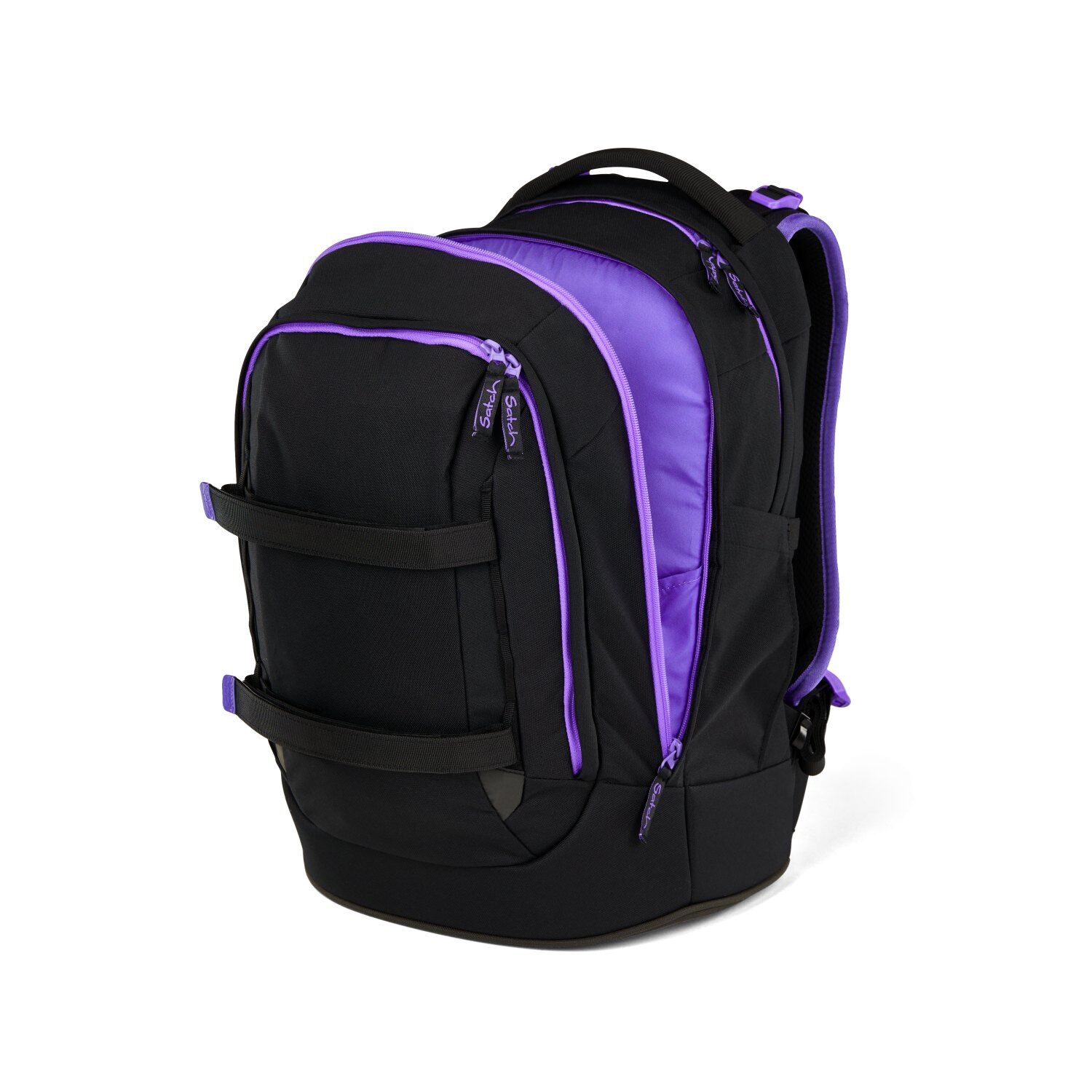 Satch pack Schulrucksack Purple Phantom schwarz