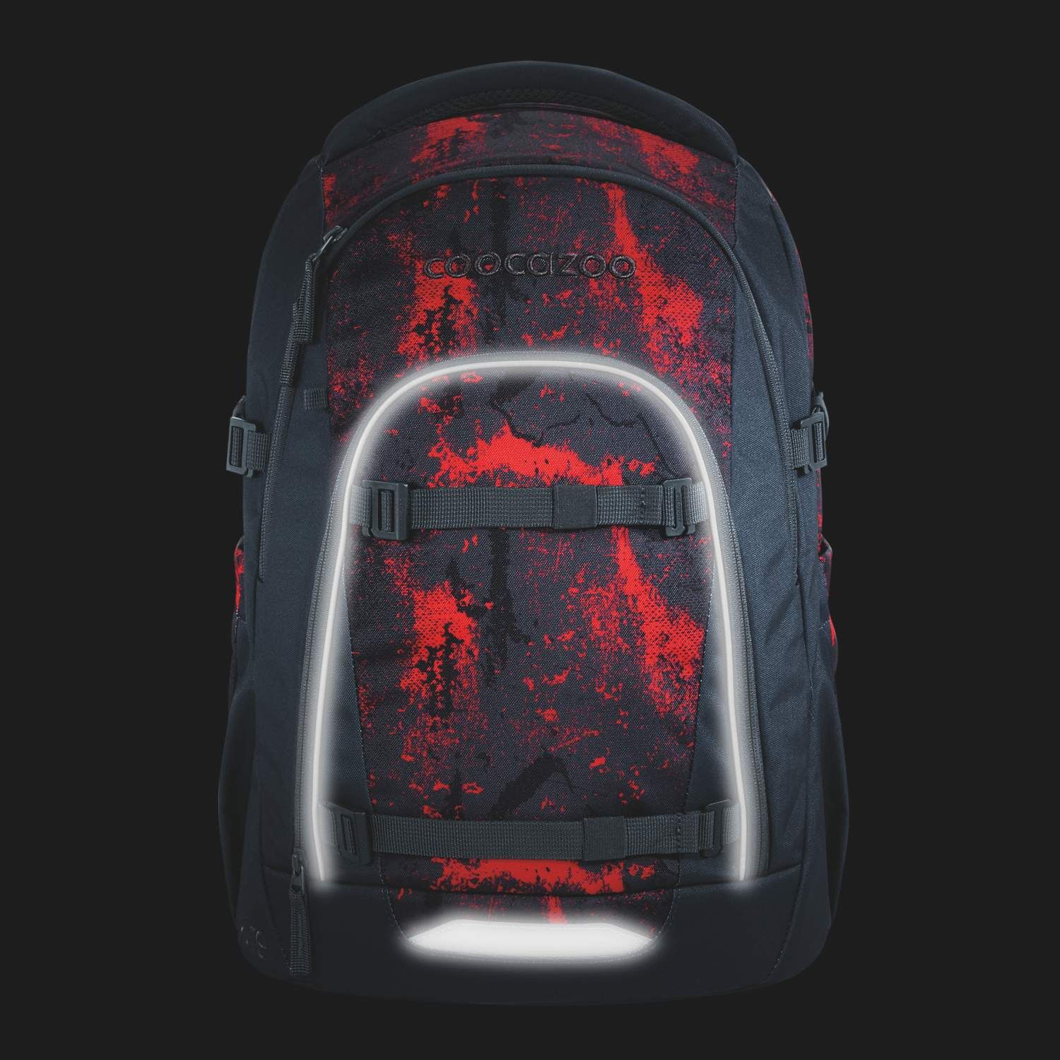 coocazoo Schulrucksack MATE, Broken Black