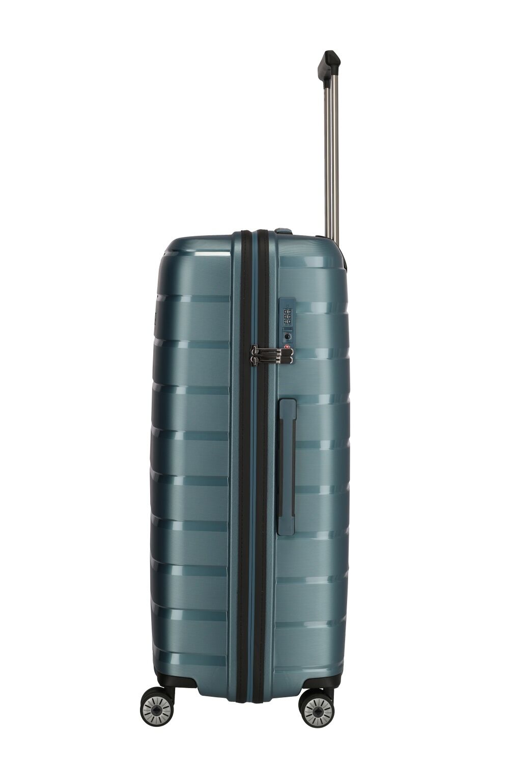 Travelite Koffer AIR BASE 4w Trolley L, Eisblau