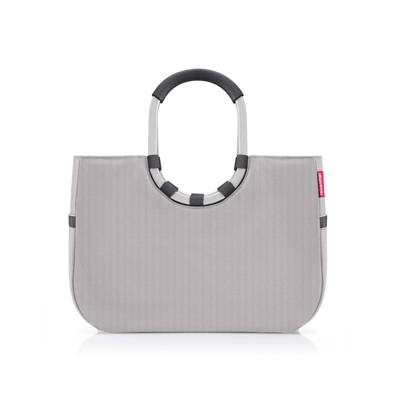 reisenthel Einkaufstasche loopshopper L herringbone grey