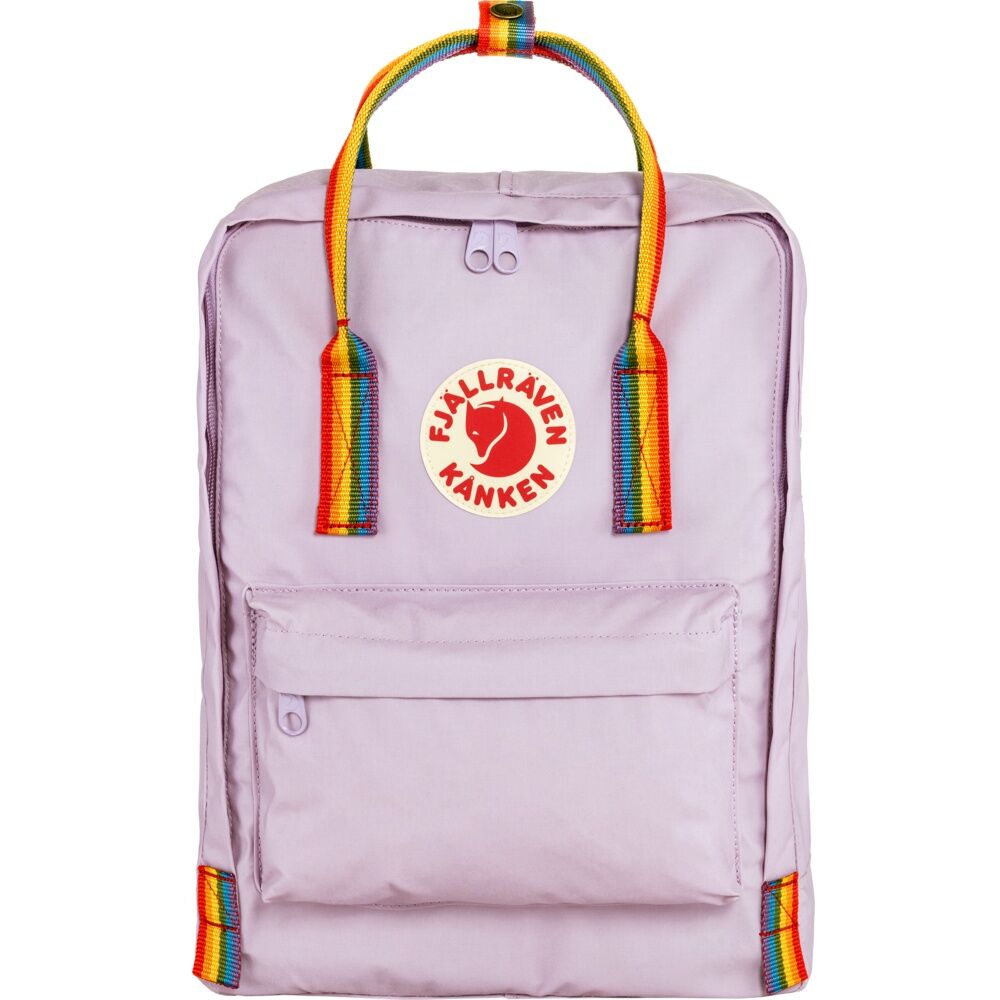 Fjällräven Kånken Rainbow Rucksack Pastel Lavender-Rainbow