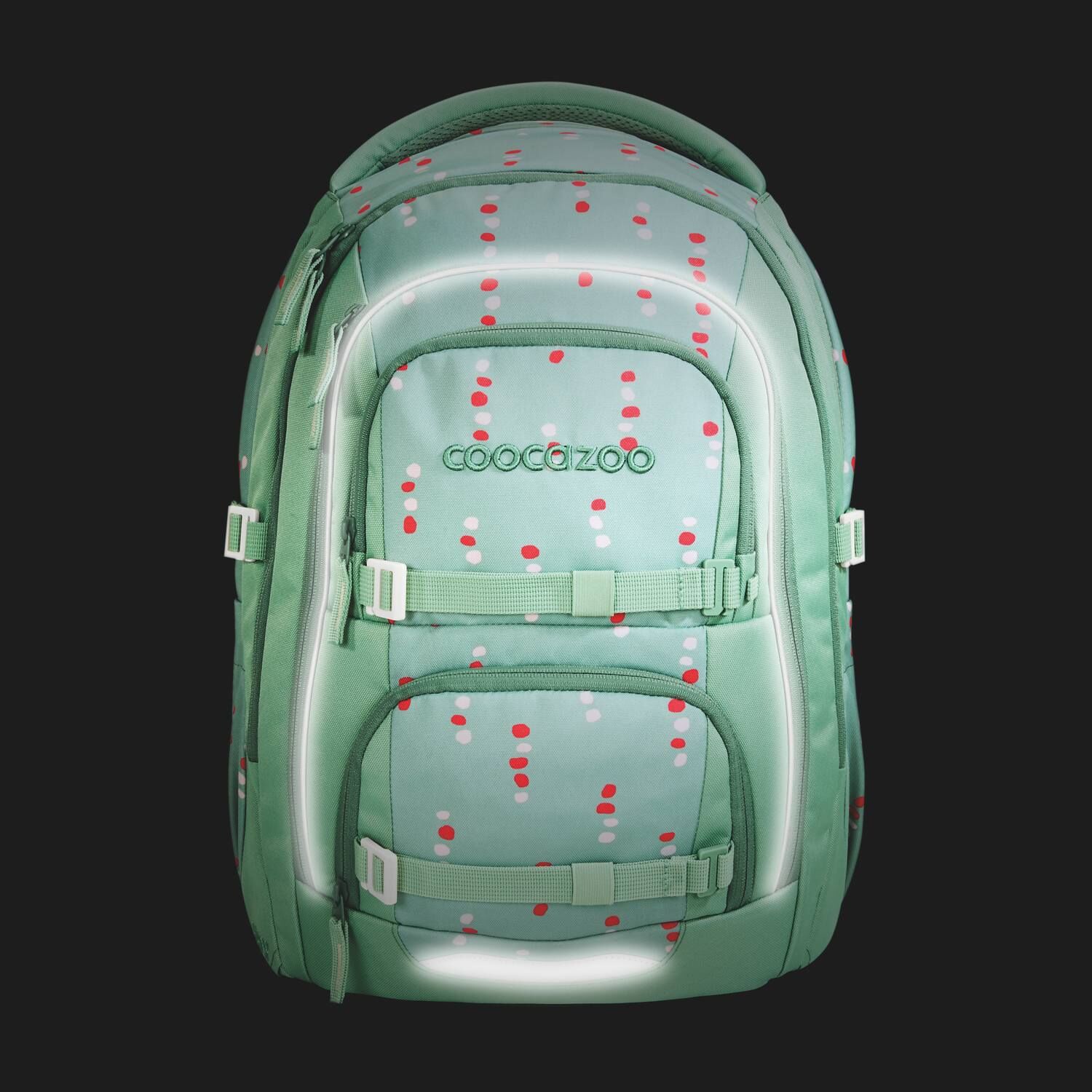 coocazoo Schulrucksack PORTER, Dancing Dots