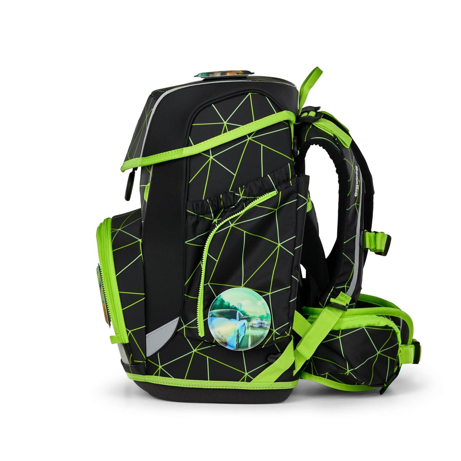 ergobag cubo Schulranzen-Set CyBär Race