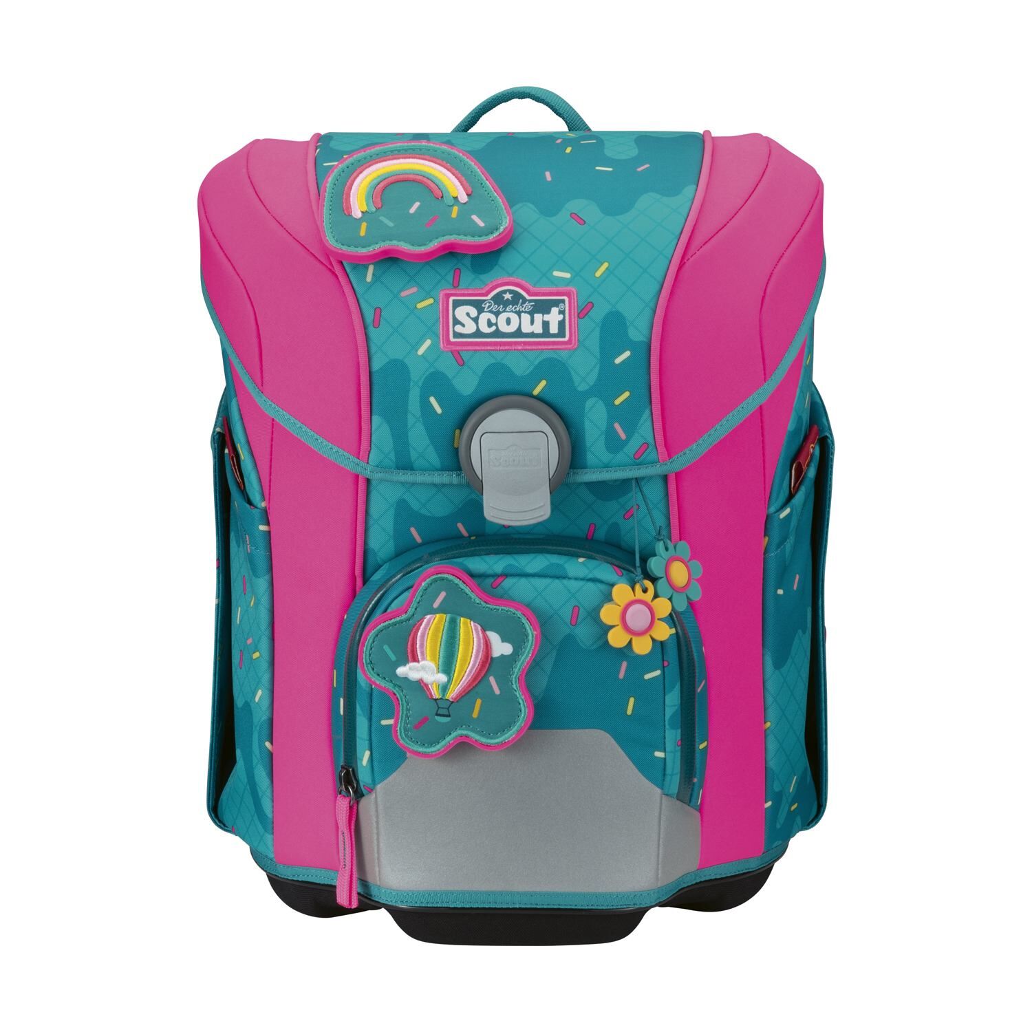 Scout Micro Schulranzen-Set 4 teilig Happy Confetti