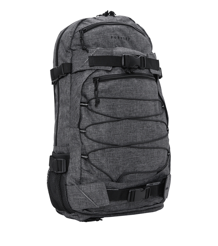 forvert Rucksack Melange LAPTOP LOUIS black melange