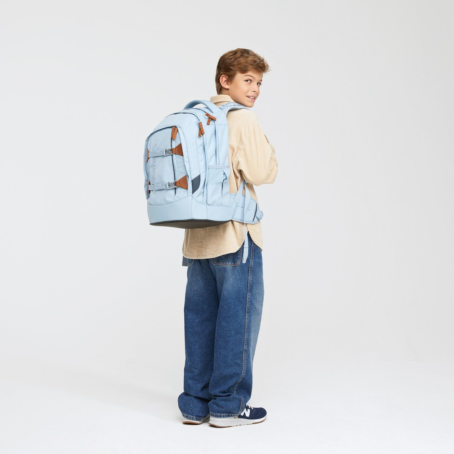 Satch pack Schulrucksack Nordic Ice Blue